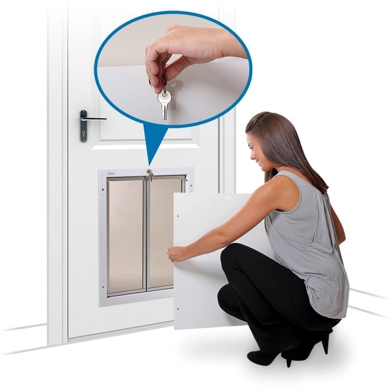 dog door cover plate